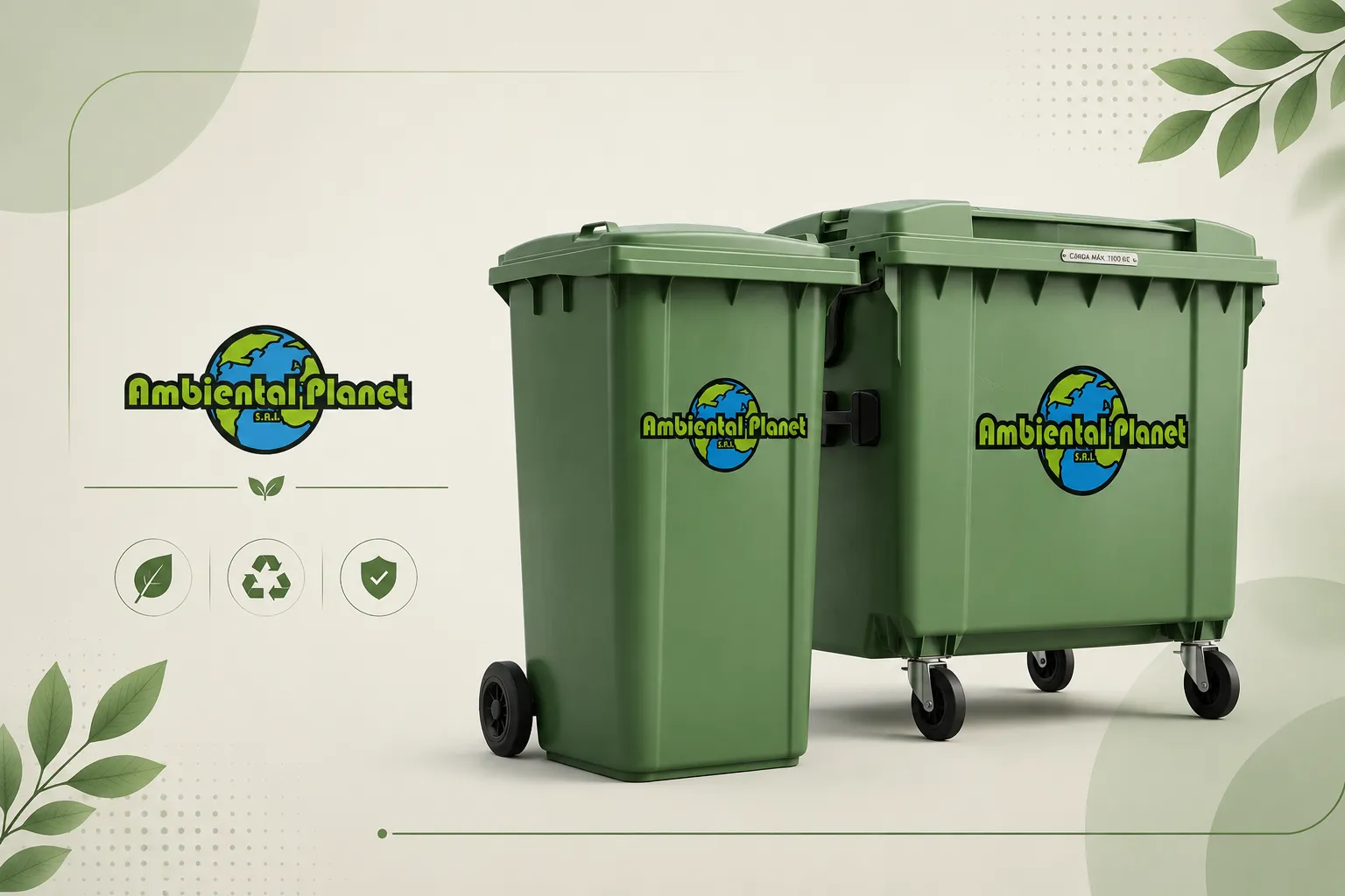 Contenedores plásticos para compactación